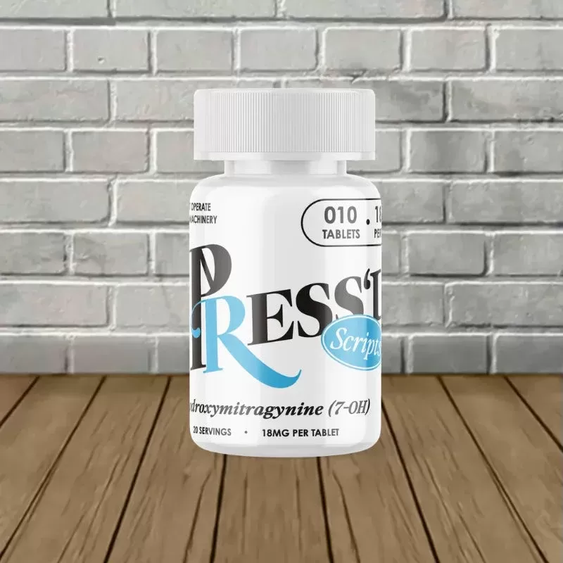 Press’d 7-Hydroxymitragynine Tablets 10ct Bottle