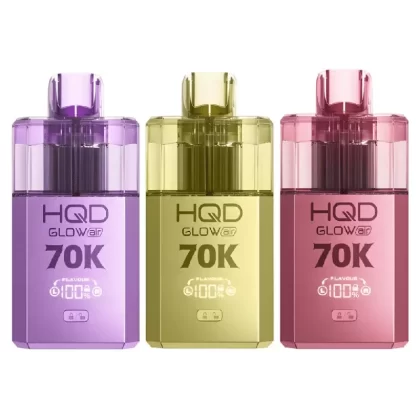HQD Glow Air 70K Puffs Prefilled Kit Strawberry Ice & Strawberry