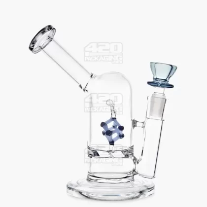 USA Glass | Vortex Perc Glass Water Pipe w/ Spinning Cube