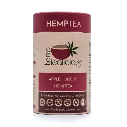 Pure Hemp Tea – Apple Hibiscus Flavor