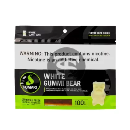 Fumari Hookah Tobacco White Gummi Bear 100g
