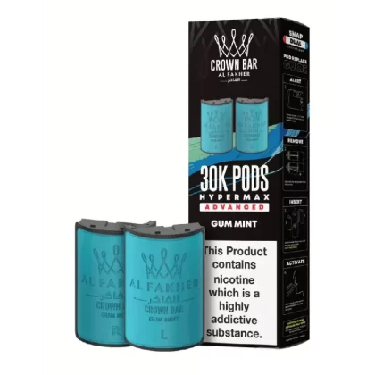 Al Fakher 30k Hypermax Prefilled Pods Gum Mint