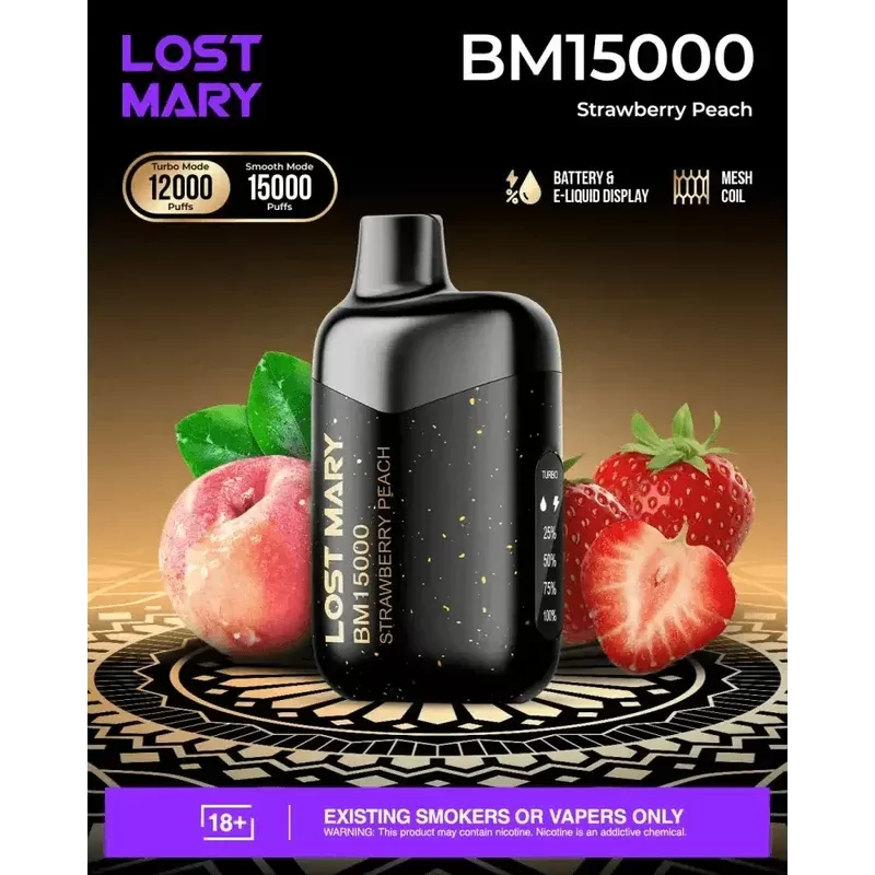 Lost Mary BM15000 Disposable Vape – 15,000 Puffs (2%)