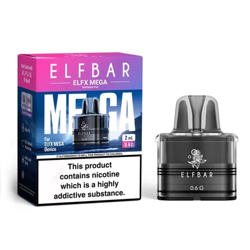 Elfx Mega Replacement Pod Pack By Elf Bar