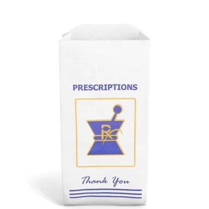 Pharmacy Prescription Bags | Medium – Kraft – 1000 Count