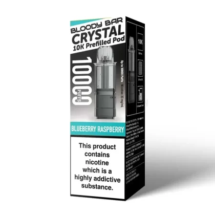 Bloody Bar Crystal 10K Prefilled Pod Blueberry Raspberry