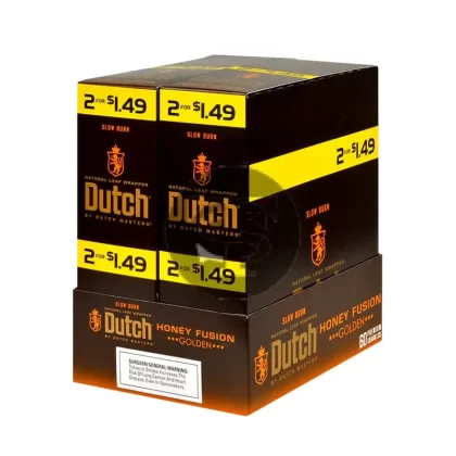 Dutch Masters Foil Fresh Honey Fusion $1.49 Cigarillos 30 Packs of 2