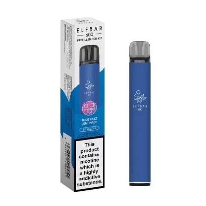 ELFBAR 600 Prefilled Pod Kit Blue Razz Lemonade