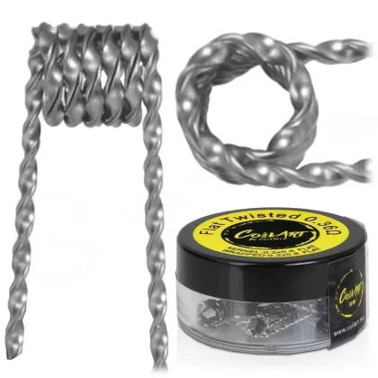 Coilart Premade Flat Twisted Coils 0.36Ω 10pcs
