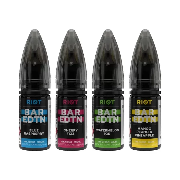 20 mg Riot E-Liquid BAR EDTN 10 ml Nikotinsalzgeschmack (50VG/50PG)