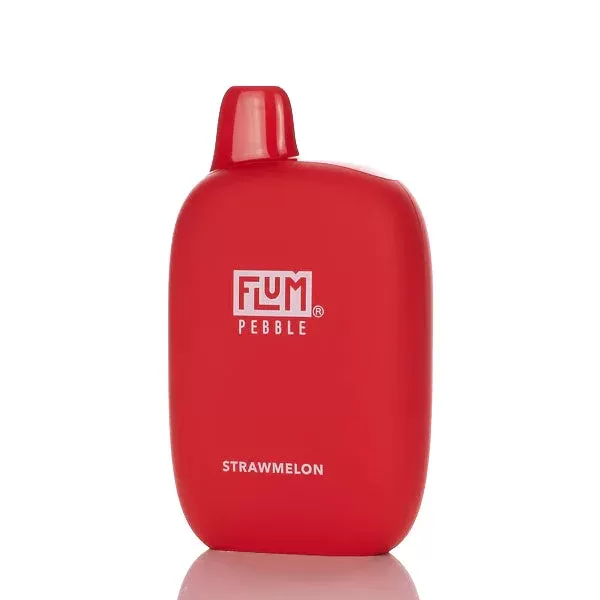 Strawmelon Flum Pebble 6000 Puffs Rechargeable Disposable Vape 14ML
