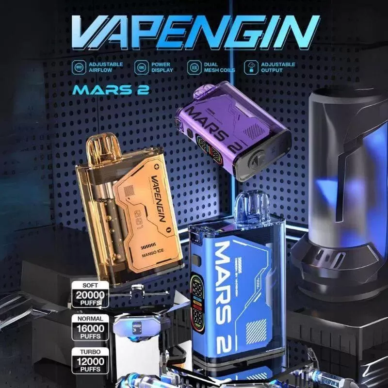 Vapengin Mars 2 Disposable Vape – 20000 Puffs