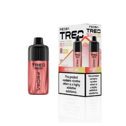 Feoba Treo 33000 Prefilled Pod Kit Red Berry Lime