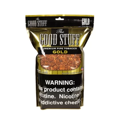 Good Stuff Gold Pipe Tobacco Bag