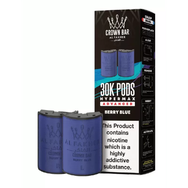 Al Fakher 30k Hypermax Prefilled Pods Berry Blue