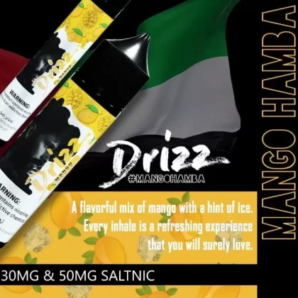 Drizz Saltnic E-Liquid – Mango Hamba