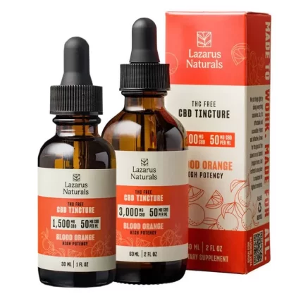 CBD Isolate Tincture – Blood Orange – Lazarus Naturals
