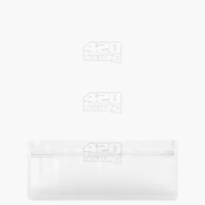 Tamper Evident | Matte White Mylar Bag for Pre-Roll/Syringe (Tear
