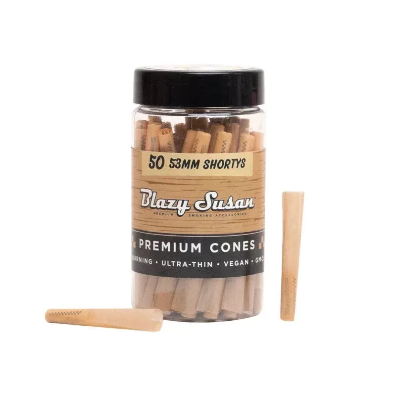 Blazy Susan | Unbleached Cones | Shorty | 50ct