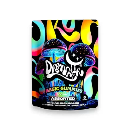 Dreamer Magic Mushroom Assorted Flavor Gummies – 300mg (6ct)