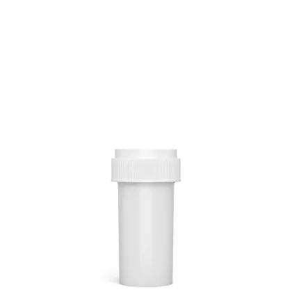 Child Resistant | Opaque White Reversible Cap Vials