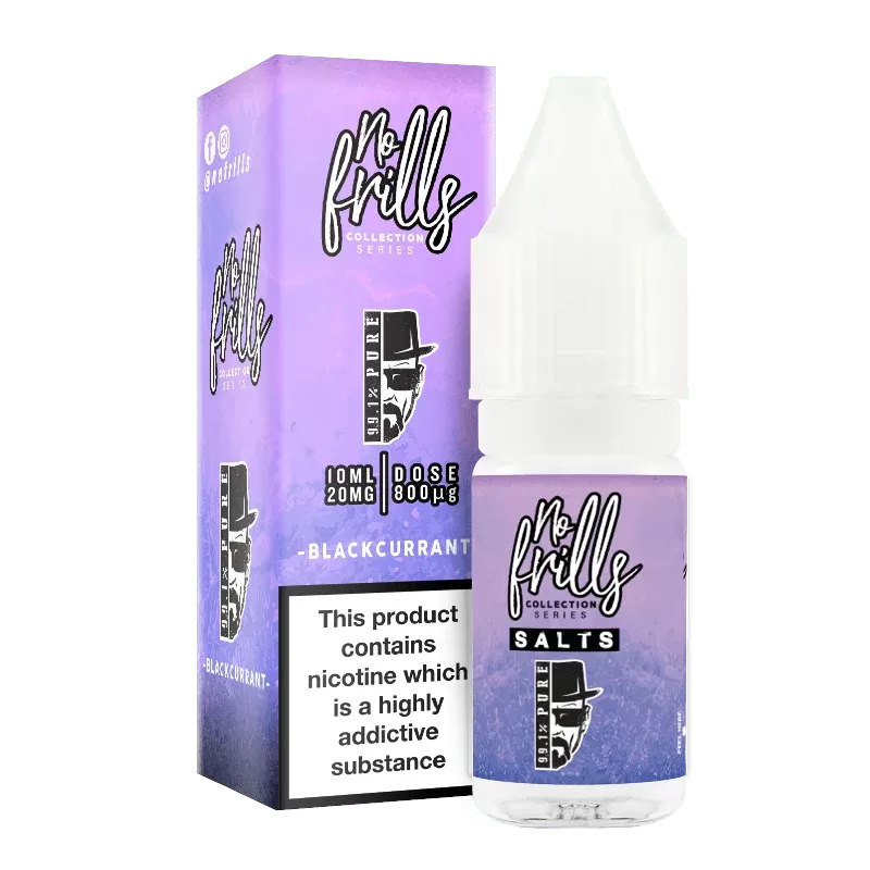 No Frills 99.1% Pure 10ml Nic Salt E-Liquid