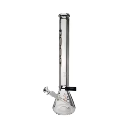 RooR® | Heavy Glass Zeaker Water Pipe | 22″ – 14mm – Platinum