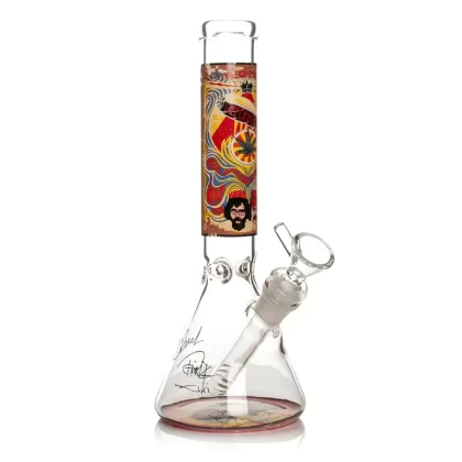 Cheech & Chong Glass 420 Mind Beaker Bong – 10in