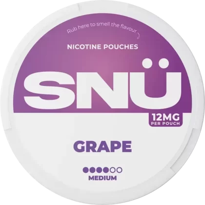 SNÜ Grape Nicotine Pouches By Bar Juice