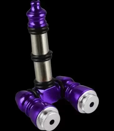 Double Bowl Aluminum Pipe with Bowl Saver Lids