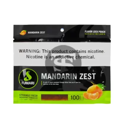 Fumari Hookah Tobacco Mandarin Zest 100g
