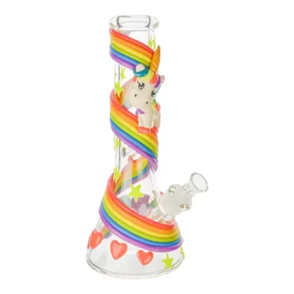 Rainbow Unicorn Bong – 13 in