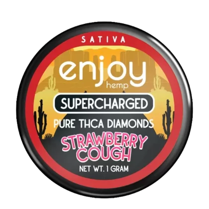 Enjoy Hemp 99% THCA Diamonds for Supercharged – Strawberry Cough
