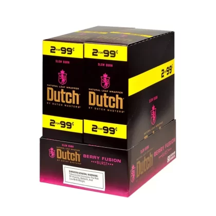 Dutch Masters Berry Fusion Cigarillos 30 Packs of 2