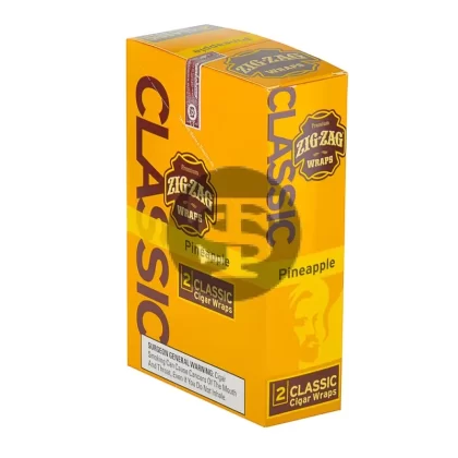 Zig Zag Wraps Premium Classic Pineapple 25 Packs of 2
