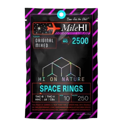 Hi On Nature 2500mg MILE HI BLEND SPACE RINGS – ORIGINAL