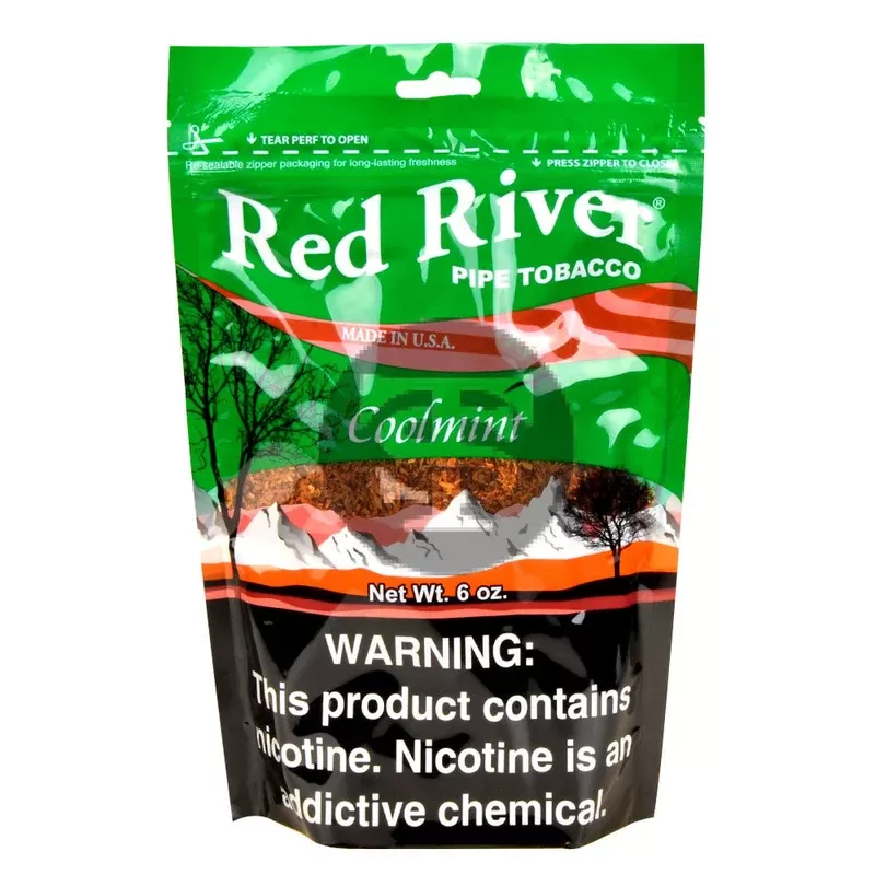 Red River Cool Mint Pipe Tobacco 6 oz. Bag