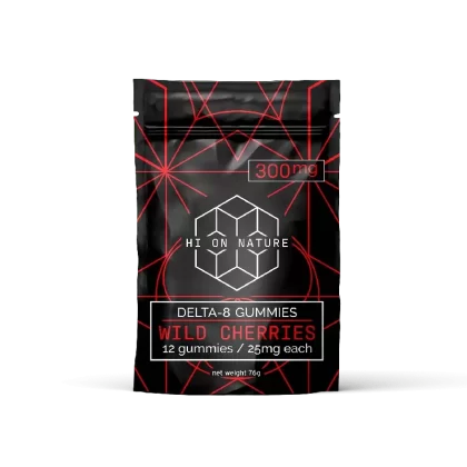 Hi On Nature 300mg DELTA 8 GUMMIES – WILD CHERRIES