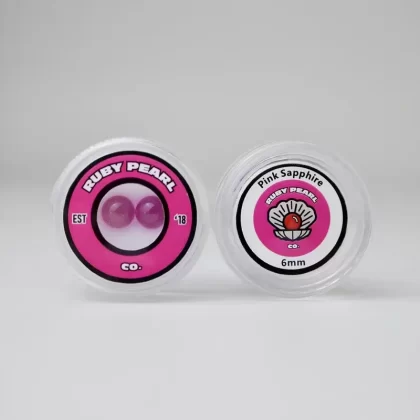 Ruby Pearl Co-Pink Saph : 6mm