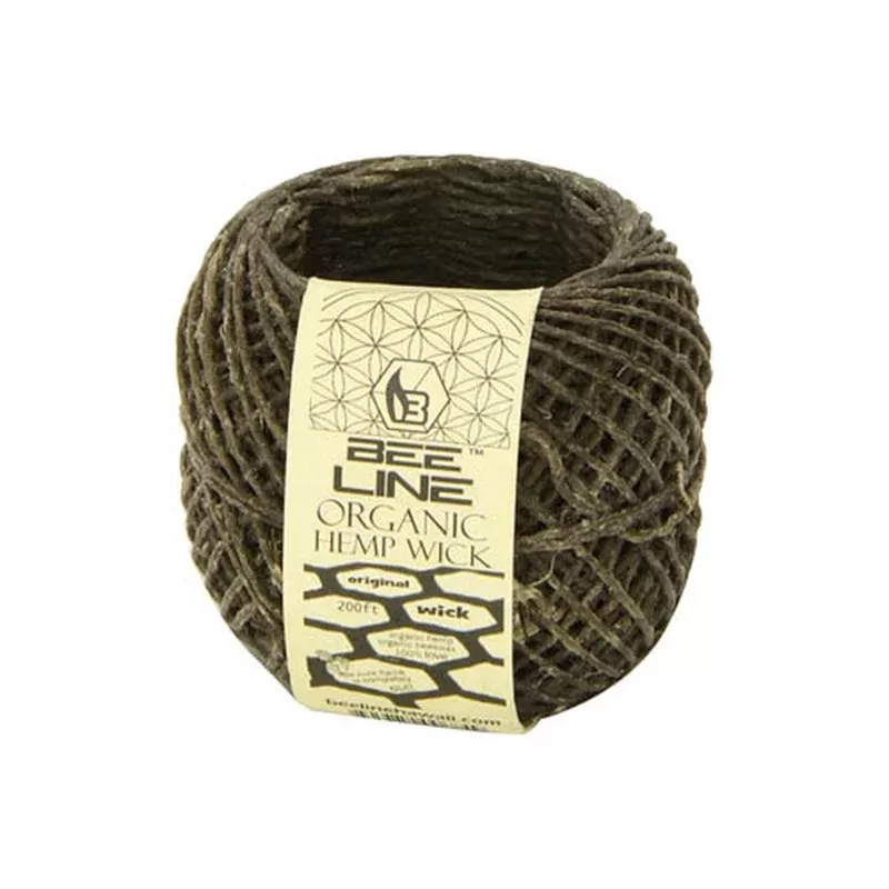 Bee Line Organic Hemp Wick Spool – 200 ft