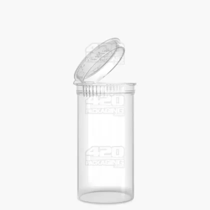 Child Resistant | Clear Pop Bottles | 13dr – 2g – 315 Count