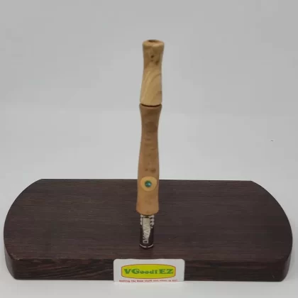 8mm OD in Caucasian Walnut Burl/Ash By Aezhenn Wood