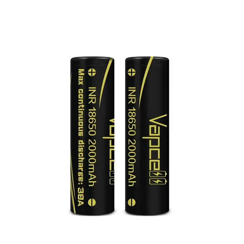 Vapcell INR18650 2000mAh 18650 Battery Black/Gold