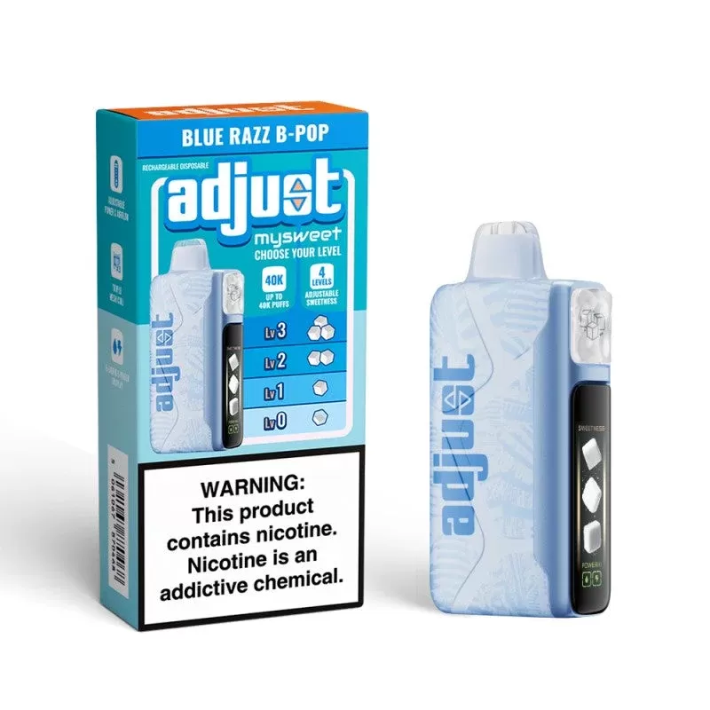 Blue Razz B-Pop – Adjust MySweet 40K
