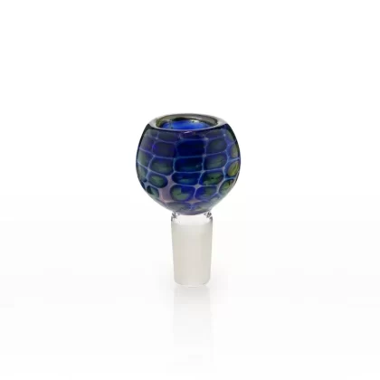 Bowl | Honeycomb Fume | 14mm – Blue