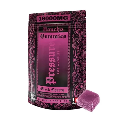 Pressure Honcho Blend Black Cherry Gummies – 16,000mg