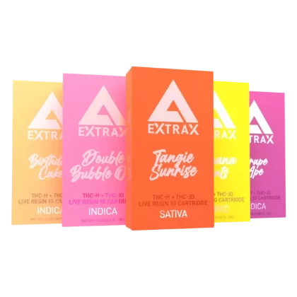 DeltaExtrax THCP + THCjd 1G Cartridges | Lights Out Collection