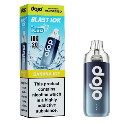 Vaporesso Dojo Blast 10k Prefilled Pod Kit Banana Ice