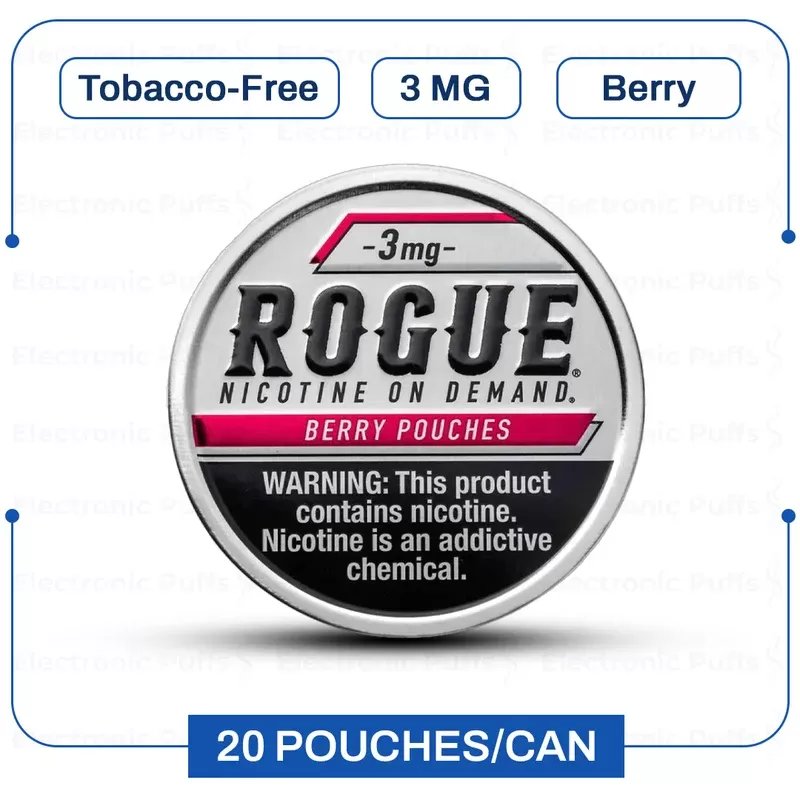 Buy Rogue Berry Nicotine Pouches Online | ElectronicPuffs