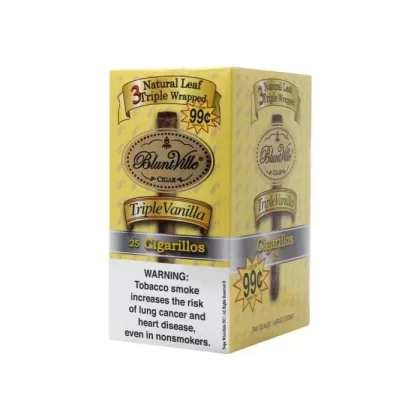 Bluntville Vanilla Triple Wrapped Cigars